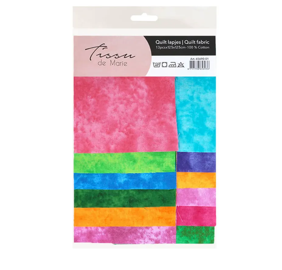 Fat quarters multicolor - 13stuks